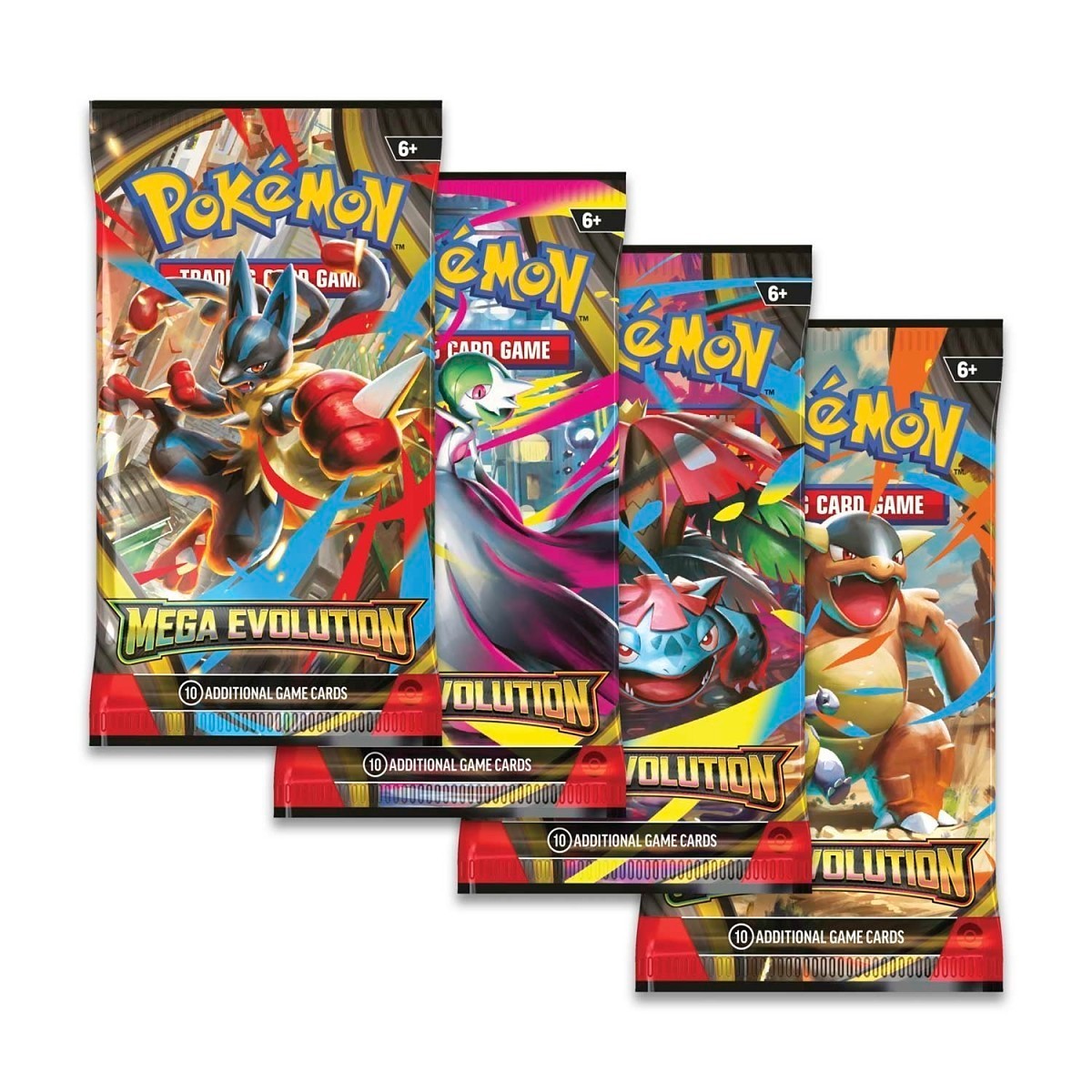 Picture of Pokemon TCG Mega Evolution 9 Cards in 1 Pack Mastercopy - Scarlet & Violet Set Booster Pack Bundle