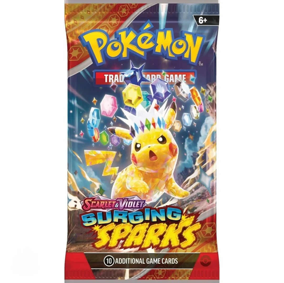 Picture of Pokemon TCG Trading Card Game Surging Sparks Mastercopy - 32 Cards in 4 Packs