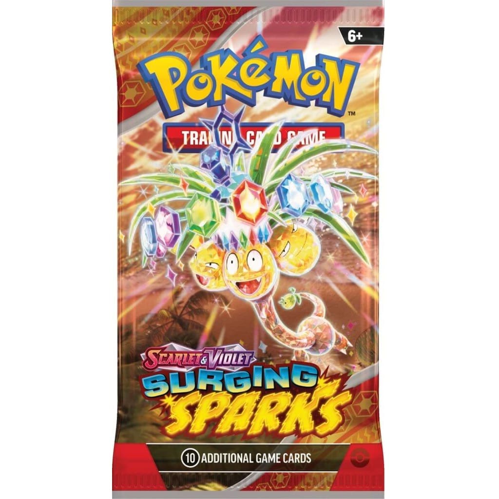 Picture of Pokemon TCG Trading Card Game Surging Sparks Mastercopy - 8 Cards in 1 Pack