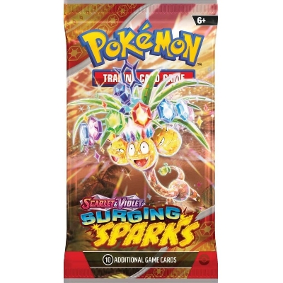Picture of Pokemon TCG Trading Card Game Surging Sparks Mastercopy - 8 Cards in 1 Pack