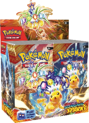 Picture of Pokemon TCG Trading Card Game Surging Sparks Mastercopy - 8 Cards in 1 Pack