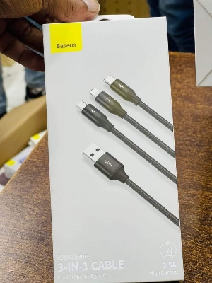 Picture of Baseus Rapid Series 3-in-1 Data & Charging Cable