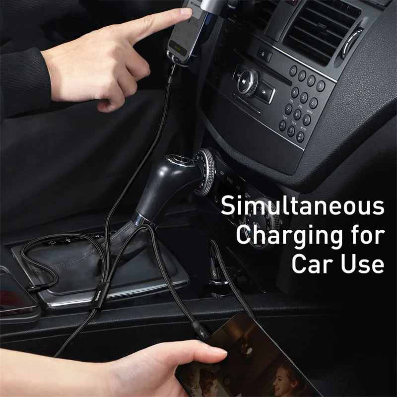 Picture of Baseus Rapid Series 3-in-1 Data & Charging Cable