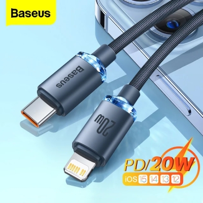 Picture of Baseus PD 20W USB C Cable For iPhone 13 12 11 Pro XS Max XR Mini Fast Charging Charger Type C Cable For iPad USBC Data Wire Cord