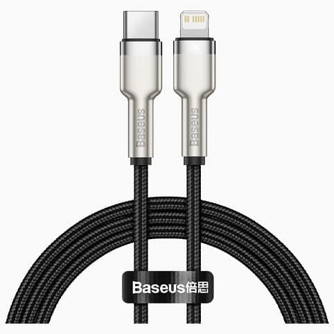 Picture of Baseus Cafule Series Metal Data Cable Type-C to iP PD 20W-1m For 11/12/13 se