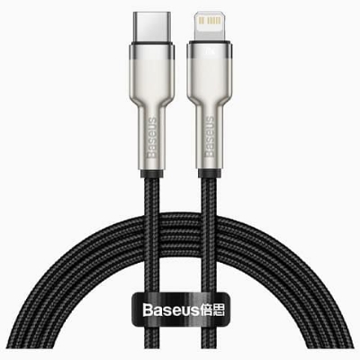 Picture of Baseus Cafule Series Metal Data Cable Type-C to iP PD 20W-1m For 11/12/13 se