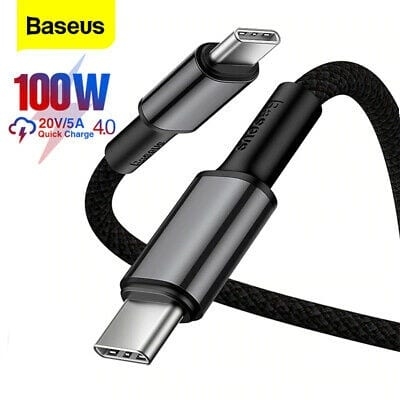 Picture of BASEUS TYPE-C TO TYPE-C 100W FAST CHARGING DATA CABLE