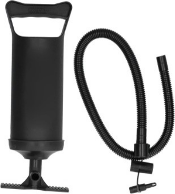 Picture of Double Action Hand Pump with 3 Nozzle Attachments Portable Manual Air Pump for Inflatables High-output Easy to Use Fast Inflation Long Lasting for Inflatable Toys Airbeds Pool Floats.