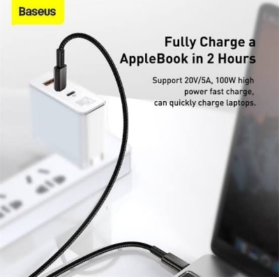 Picture of BASEUS Fast Charging Data Cable 1m Type-C to Type-C 100W (20V=5A)