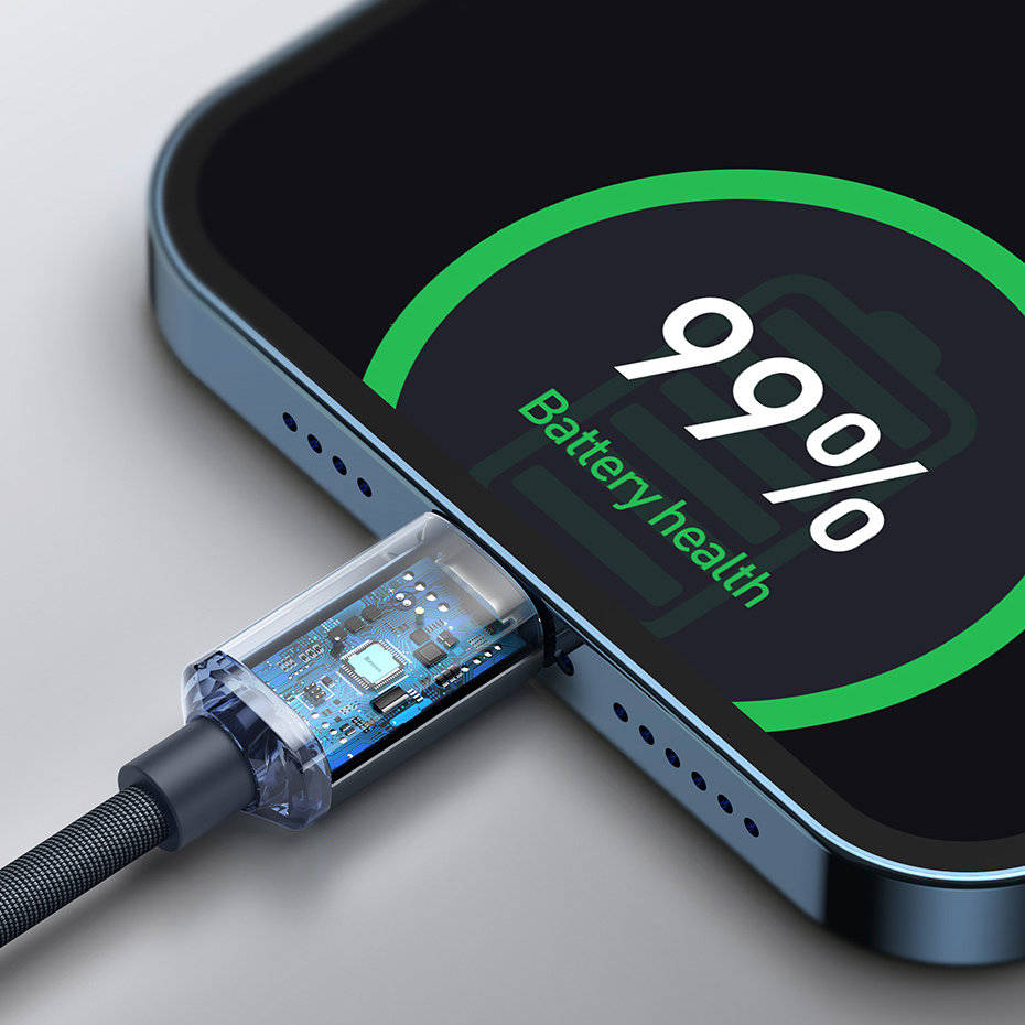 Picture of Baseus Crystal Shine Series 20W Fast Charging Type-C to Lightning 1.2m Data Cable