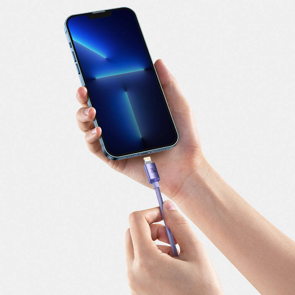 Picture of Baseus Crystal Shine Series 20W Fast Charging Type-C to Lightning 1.2m Data Cable