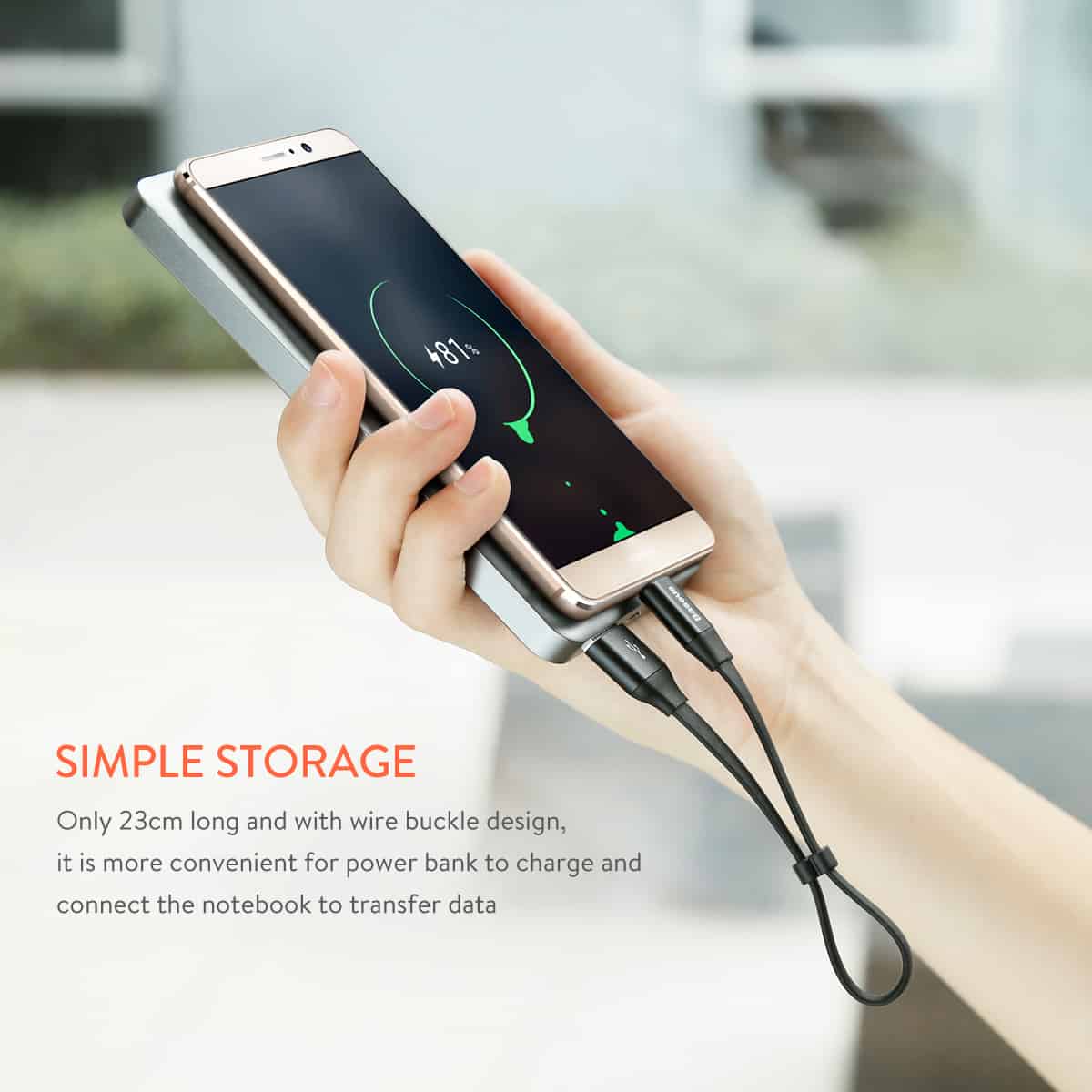 Picture of Baseus Nimble Type-C Portable Cable 23cm