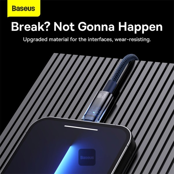 Picture of Baseus Lightning Explorer Series Auto Power-Off Fast Charging Data Cable USB to IP 2.4A