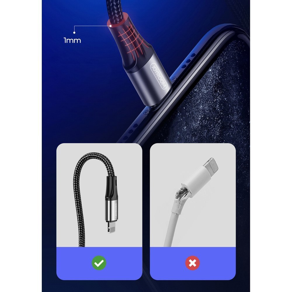 Picture of Joyroom USB To Lightning cable 3A 1M