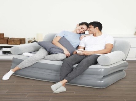 Picture of Inflatable sofa come bed Built-In AC Air Pump