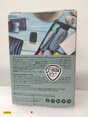 Picture of Momax 1-World 17W 4-Port + AC Travel Adapter UA12