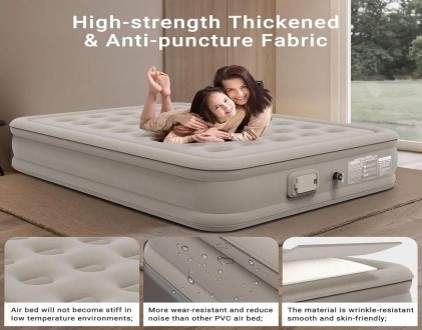 Picture of Inflatable Air Mattress Bed Built-In AC Air Pump