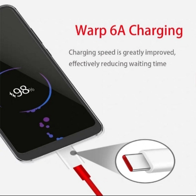 Picture of OnePlus 6A 7 Pro warp Charger Cable Type C Cable For One Plus 6 5T 5 3T 3 Mobile Phone USB 3.1 Data Charge warp Cable 1m