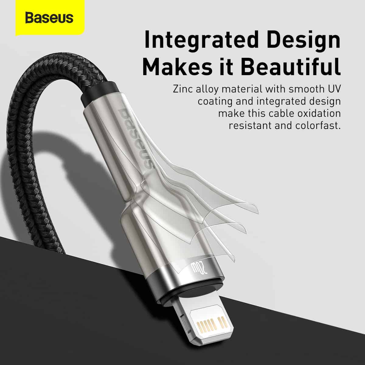 Picture of Baseus Cafule Series Metal Data Cable Type-C to iP PD 20W 25 cm