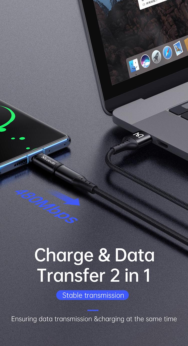 Picture of MCDODO Lightning to Type C Adapter Features