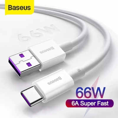 Picture of Baseus 66W USB C Cable Is Suitable for Huawei 40 Pro Samsung S10 USB To Type-C Cable Fast Charging 3.0 Fast