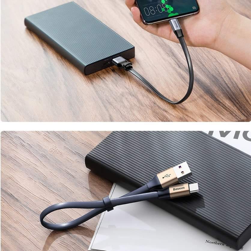 Picture of Baseus Power Bank Short Data Cable USB A to Type-C Cable 40W 5A