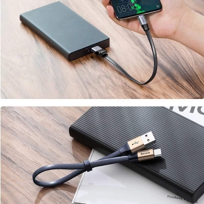 Picture of Baseus Power Bank Short Data Cable USB A to Type-C Cable 40W 5A