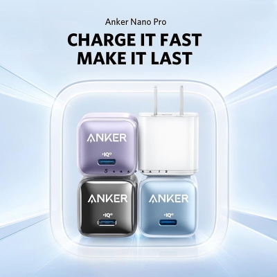 Picture of Anker Nano Pro, 20W PIQ 3.0 Durable Compact Fast Charger, USB C Charger for iPhone 13/13 Mini/13 Pro/Pro Max/12, iPad and More
