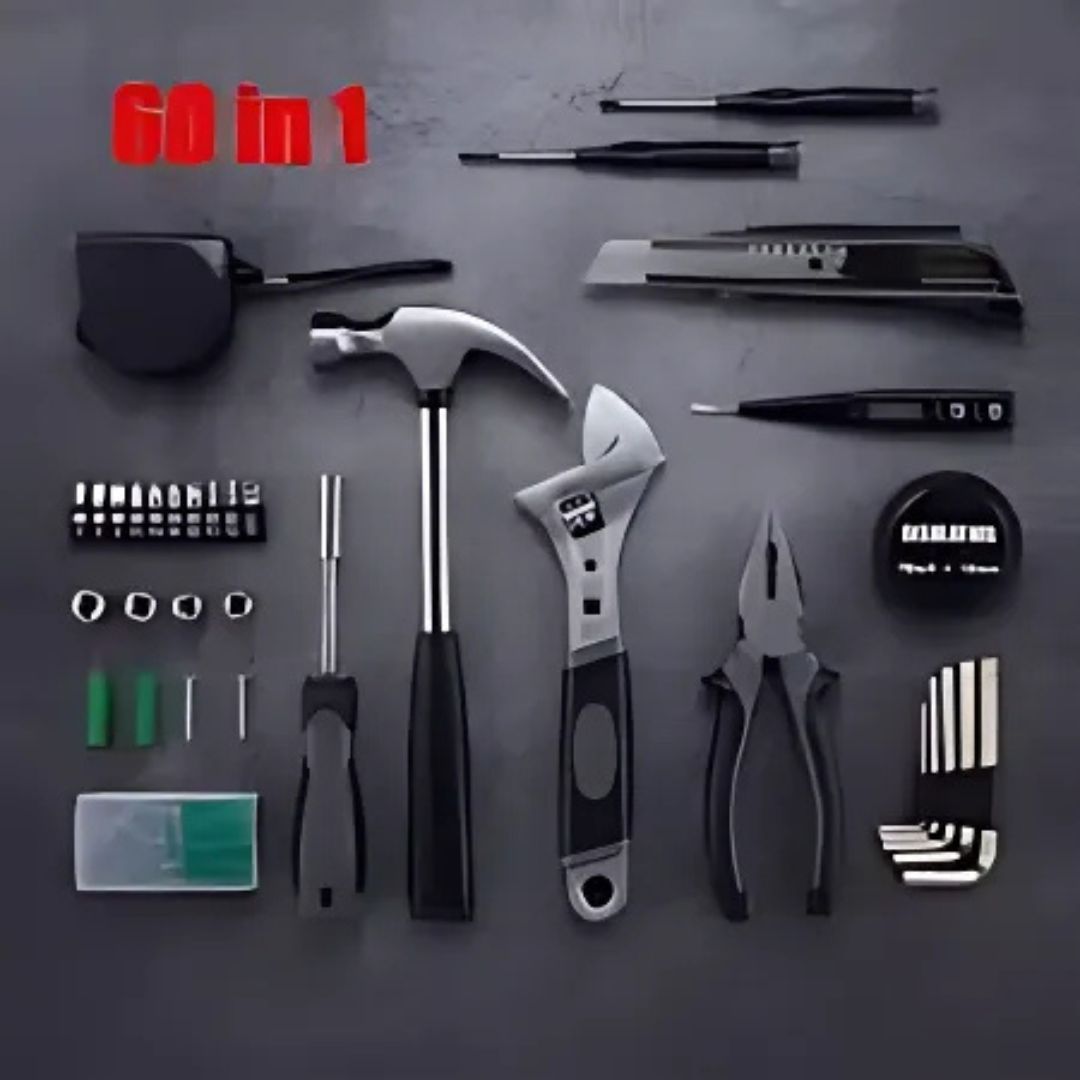 Picture of Xiaomi Jiuxun 60 in 1 Household ToolKit – Compact DIY Toolbox with Portable Case