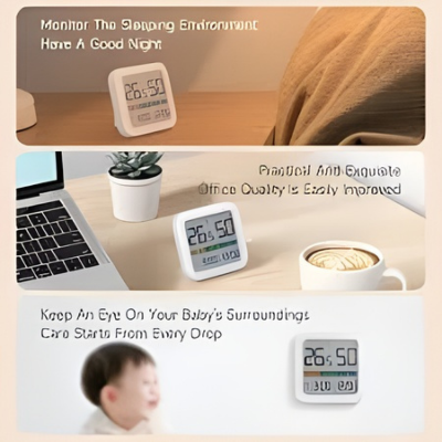 Picture of Xiaomi MiiW Comfort Temperarure And Humidity Clock S210 - White