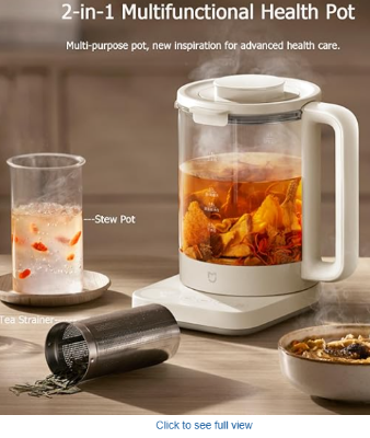 Picture of Xiaomi Mijia Multifunctional Health Kettle S2 Electric Water Pot 1.5L