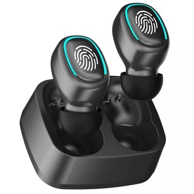 Picture of Wireless Bluetooth Headset Touch Light Mini High Quality Earplugs Anti-Sweat HD Sound Quality Stereo Universal Headset
