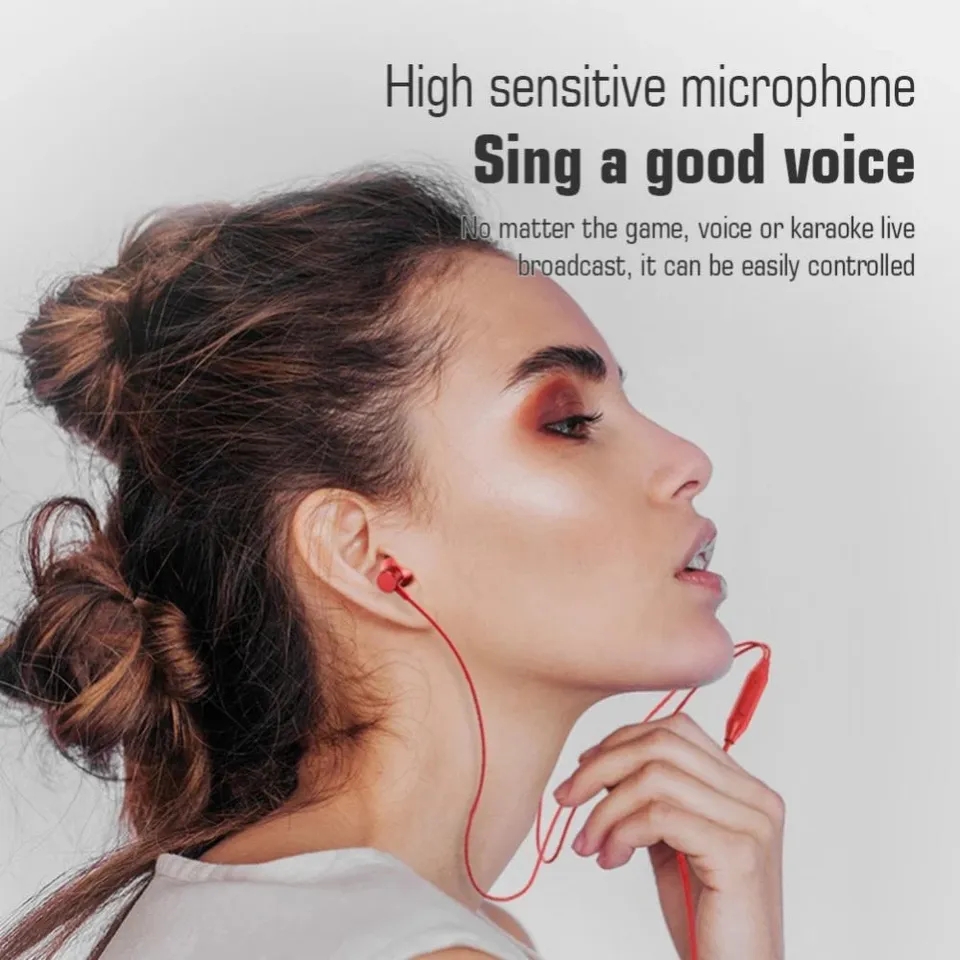 Picture of Original Lenovo 3.5mm HF130 In-ear Wired Earphone Sound Heavy Subwoofer Driver Stereo Earbuds Sports Headphone With Mic Headset