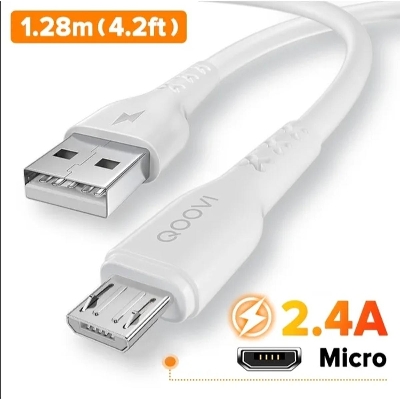 Picture of QOOVI 6A USB Type B/C Cable 66W Fast Charging for Huawei P40 Mate 30 Honor USBC Phone Charger Type B/C Data Cord For Xiaomi Samsung