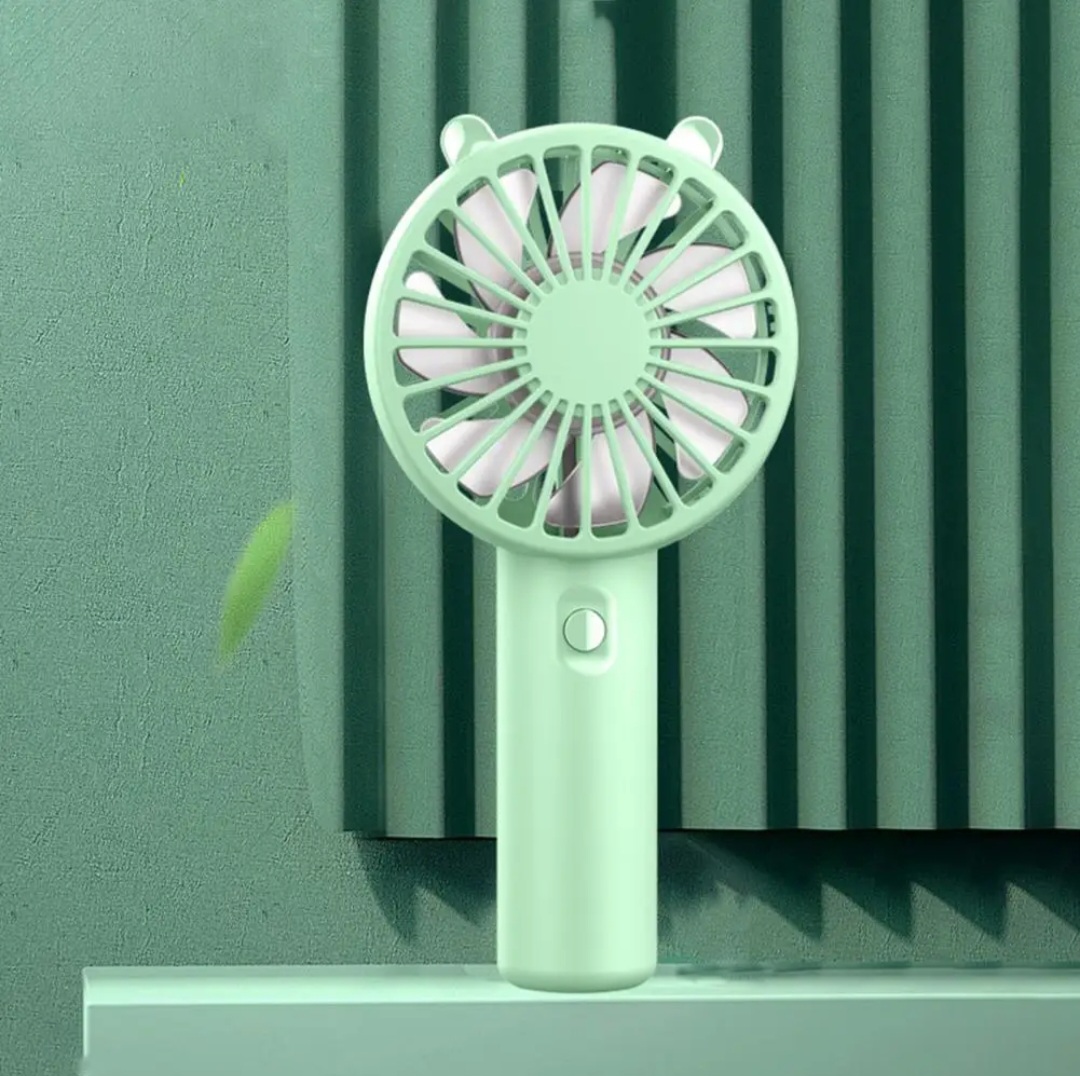 Picture of k-1 portable small fan Portable Usb Rechargeable Handheld Fan with Strong Airflow Low Noise 3 Speed Settings Battery Operated Pocket Fan for Travel Office Outdoor Use Travel Handheld Fan