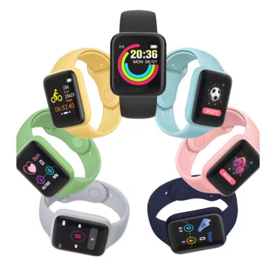 Picture of D20 Pro Smart Watch Y68 Bluetooth Fitness Tracker Sports Watch Heart Rate Monitor Blood Pressure Smart Bracelet for Android IOS