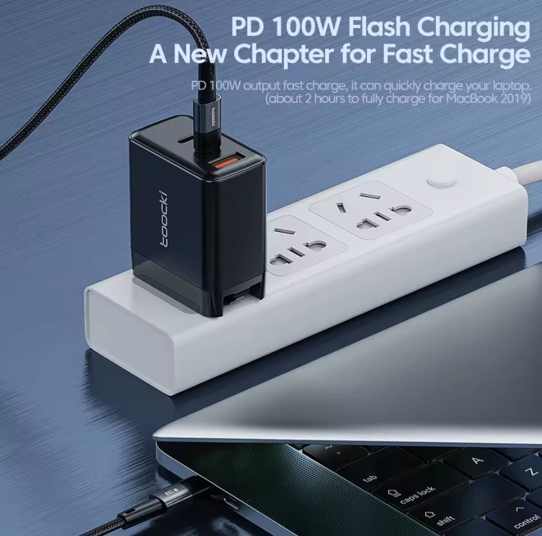 Picture of Toocki 60W 100W USB Type C To Type C Cable USB-C PD Fast Charging Charger Wire Cord For Macbook Samsung oppo Xiaomi 12 11 USB C Cable