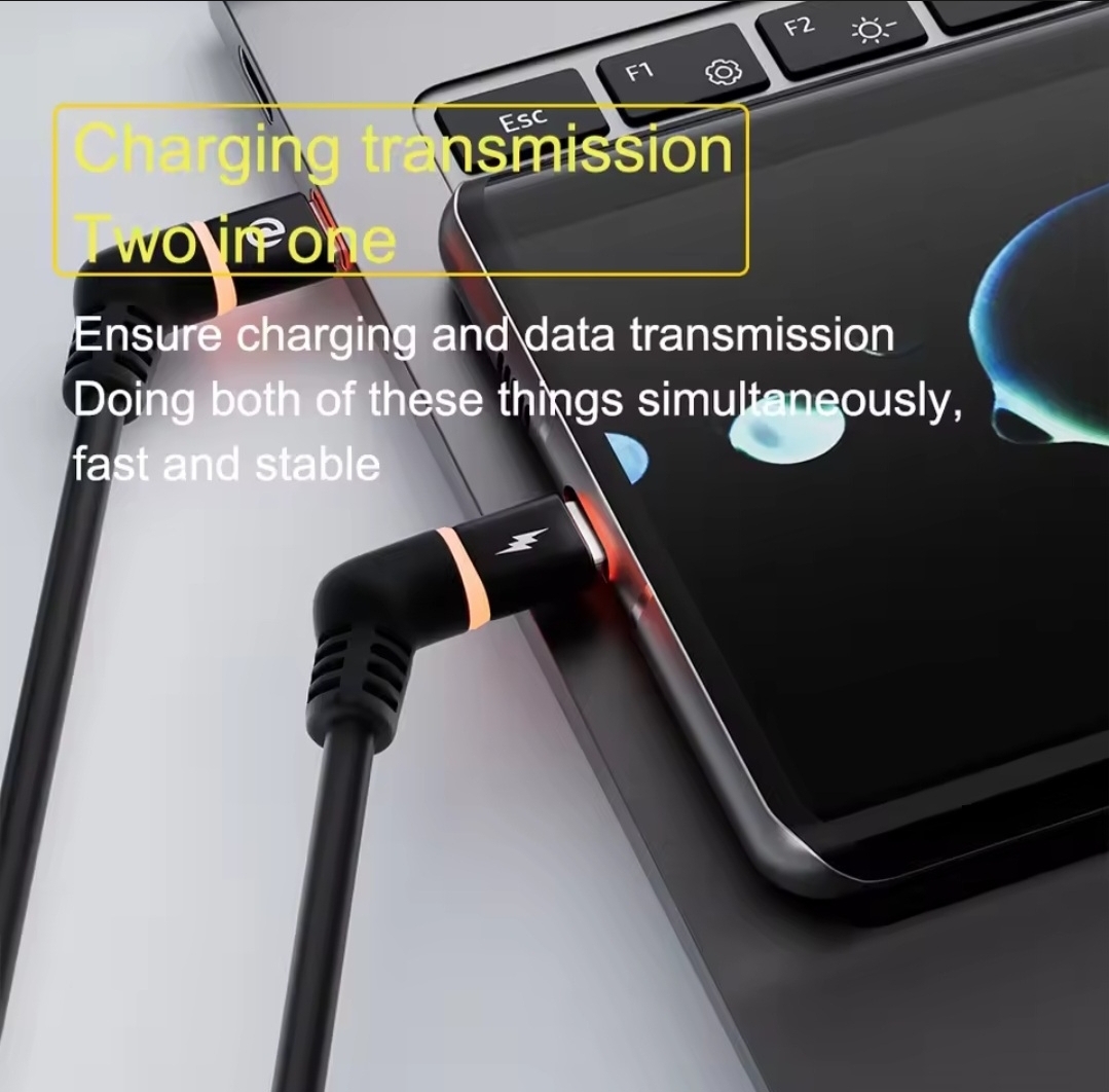 Picture of COMNEN USB Type C to Type c PD 60W QC 3.0 fast charging cable Iphone Android Huawei Samsung gamepad