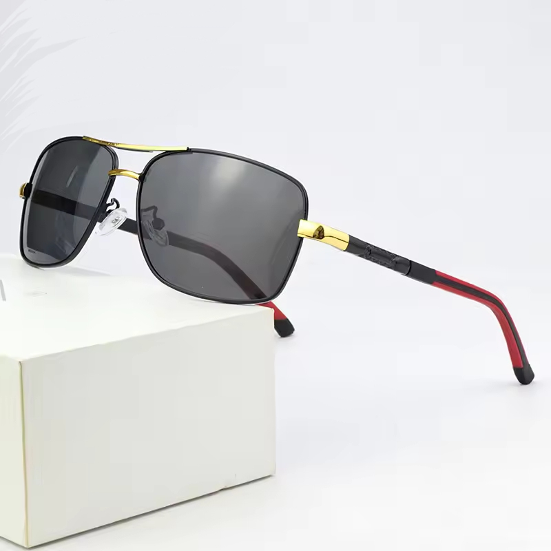 Picture of Polarized Ladies Sunglasses Men Gradient Lens Round Sun Glasses Square Luxury Brand Oculos Lunette De Soleil Femme