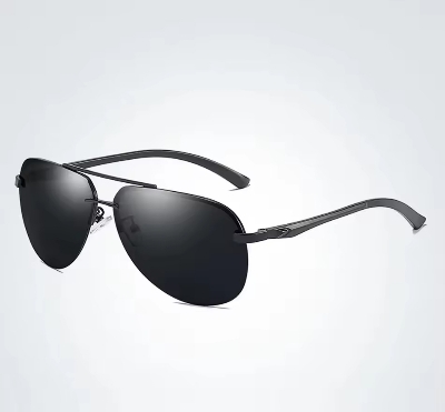 Picture of Men Polarized Sunglasses Men Brand Design Sunglasses Aluminum Leg Mirror Lens Sunglasses for Men/women