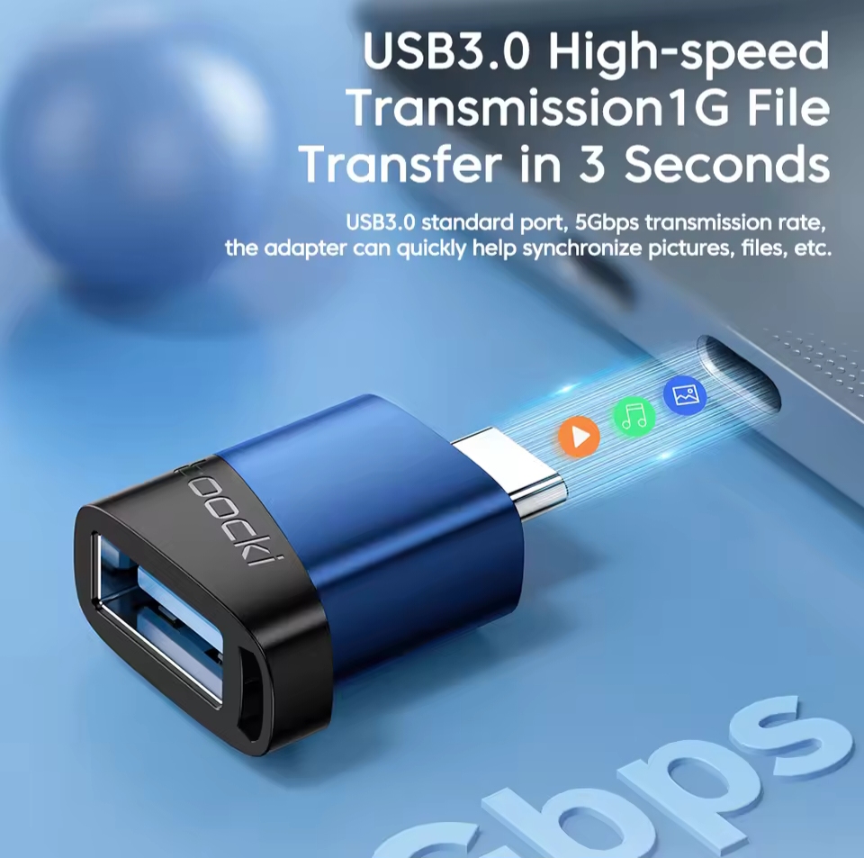 Picture of Toocki 3.0 Type C to USB Adapter USB A To USB C USB C To Micro OTG Adapter For Xiaomi Poco Oneplus Macbook Type C USB Adapter