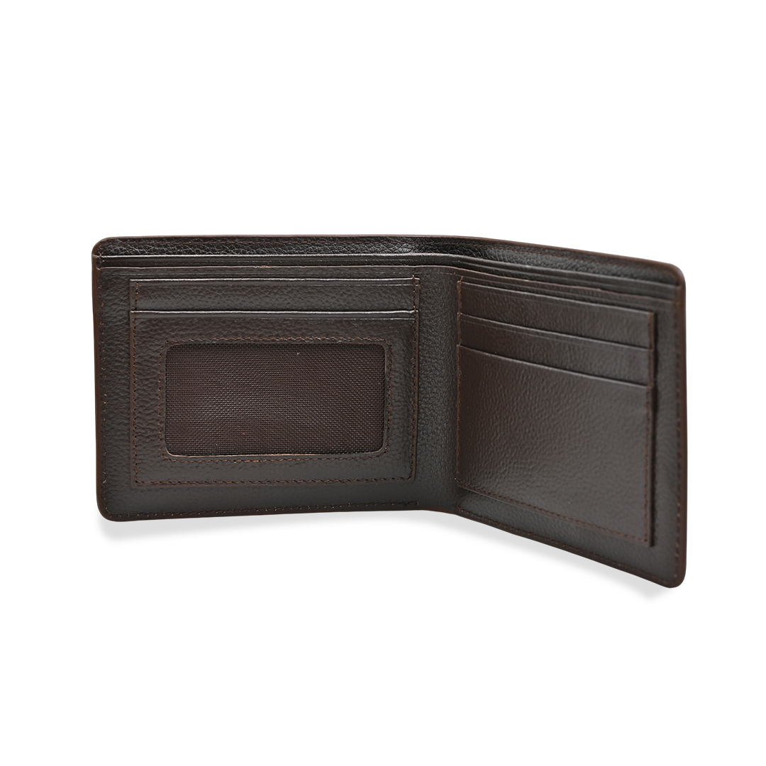 Picture of ProX High Quality Original Cow Leather  Short Wallet (Deep coffee )