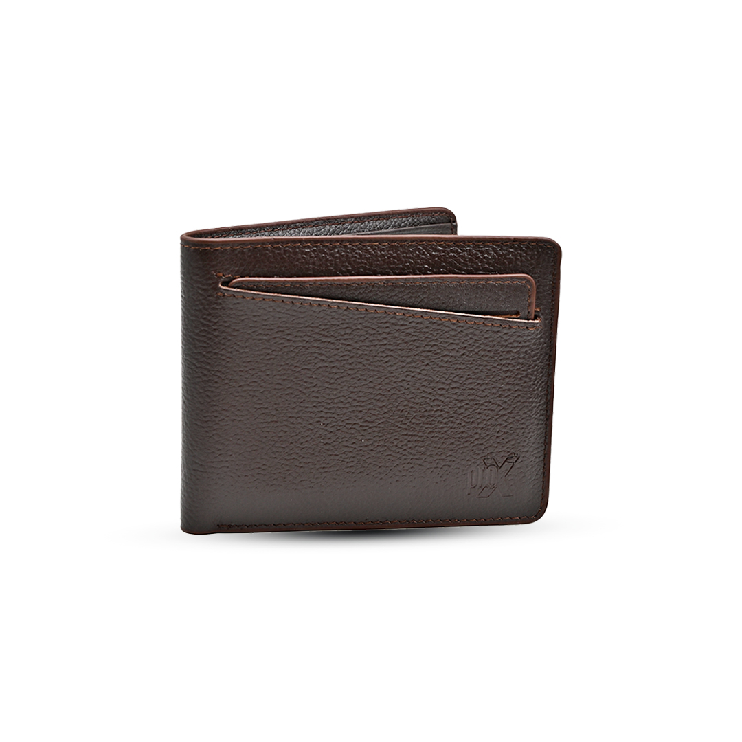 Picture of ProX High Quality Original Cow Leather  Short Wallet (Deep coffee )