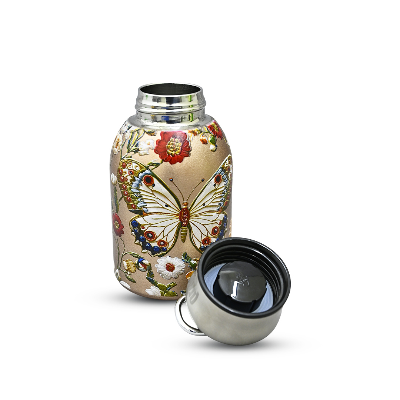 Picture of 300ml High Quality SS Thermos Water Bottle ( butterfly )