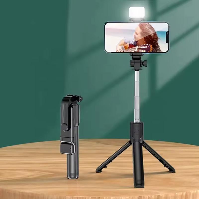 Picture of R1s Extendable Selfie Stick, Bluetooth Selfie Stick with Tripod Stand and Detachable Wireless Bluetooth Remote, Ultra Compact Selfie Stick for Mobile and All Smart Phones-(Upgraded 2023)