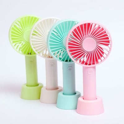 Picture of New Mini Rechargeable USB Charging Portable Handheld 3 Gear Speed Desktop