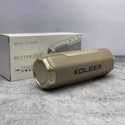 Picture of KOLEER S218 New Bluetooth Speaker 1200 mAh Battery Outdoor Portable Sound Box HD Stereo Sound Bass Subwoofer Loudspeaker For Center