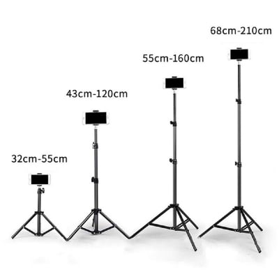 Picture of 7-Foot Tripod Stand with Free Mobile Holder Included - Ideal for Mobile Devices and Content Creation