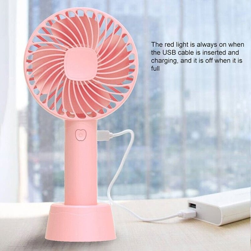 Picture of New Mini Rechargeable USB Charging Portable Handheld 3 Gear Speed Desktop