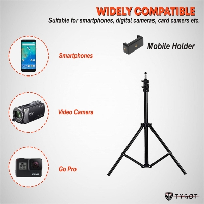 Picture of 6 fit tripod stand for mobile 6 Fit Tripod Stand 6 fit long tripod for mobile - MOBILE HOLDER FREE (308776123)